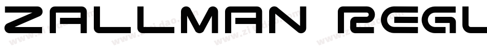 Zallman Regular字体转换